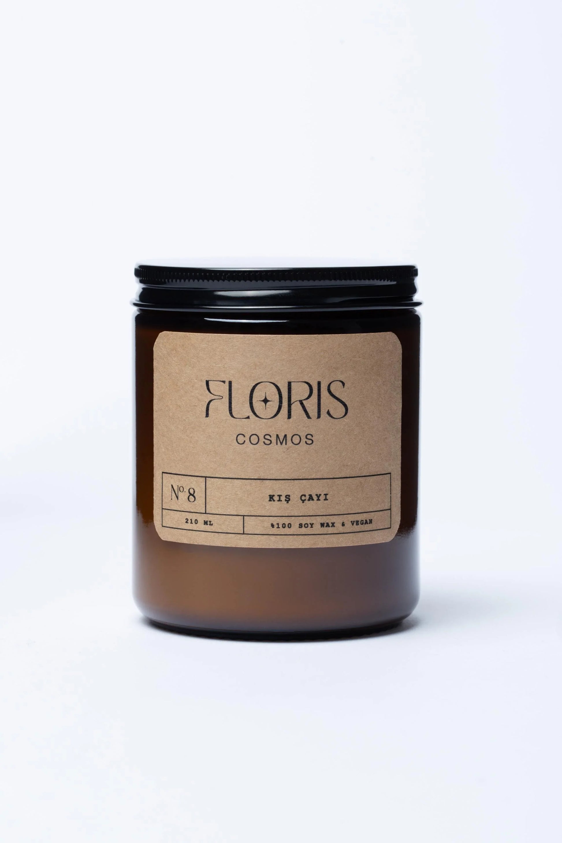 Floris Cosmos No:8 – Kış Çayı Mum 210 ml - Floris Mum