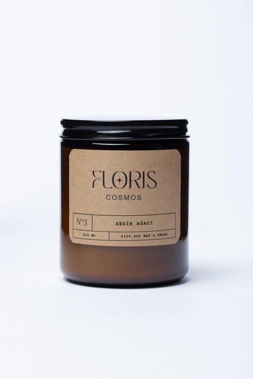 Floris Cosmos No:3 – Sedir Ağacı Mum 210 ml - Floris Mum