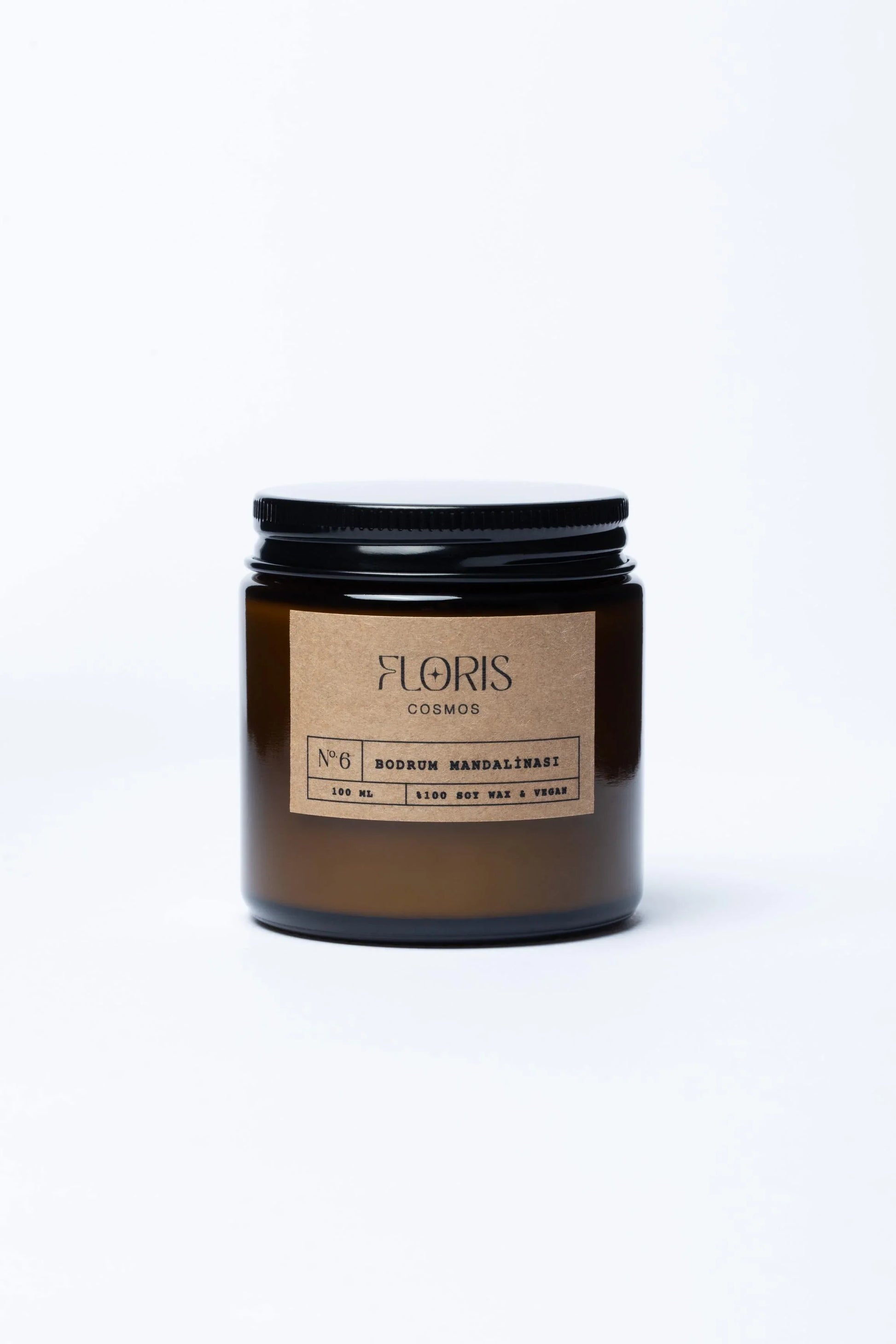 Floris Cosmos No:6 – Bodrum Mandalinası Mum 100 ml - Floris Mum