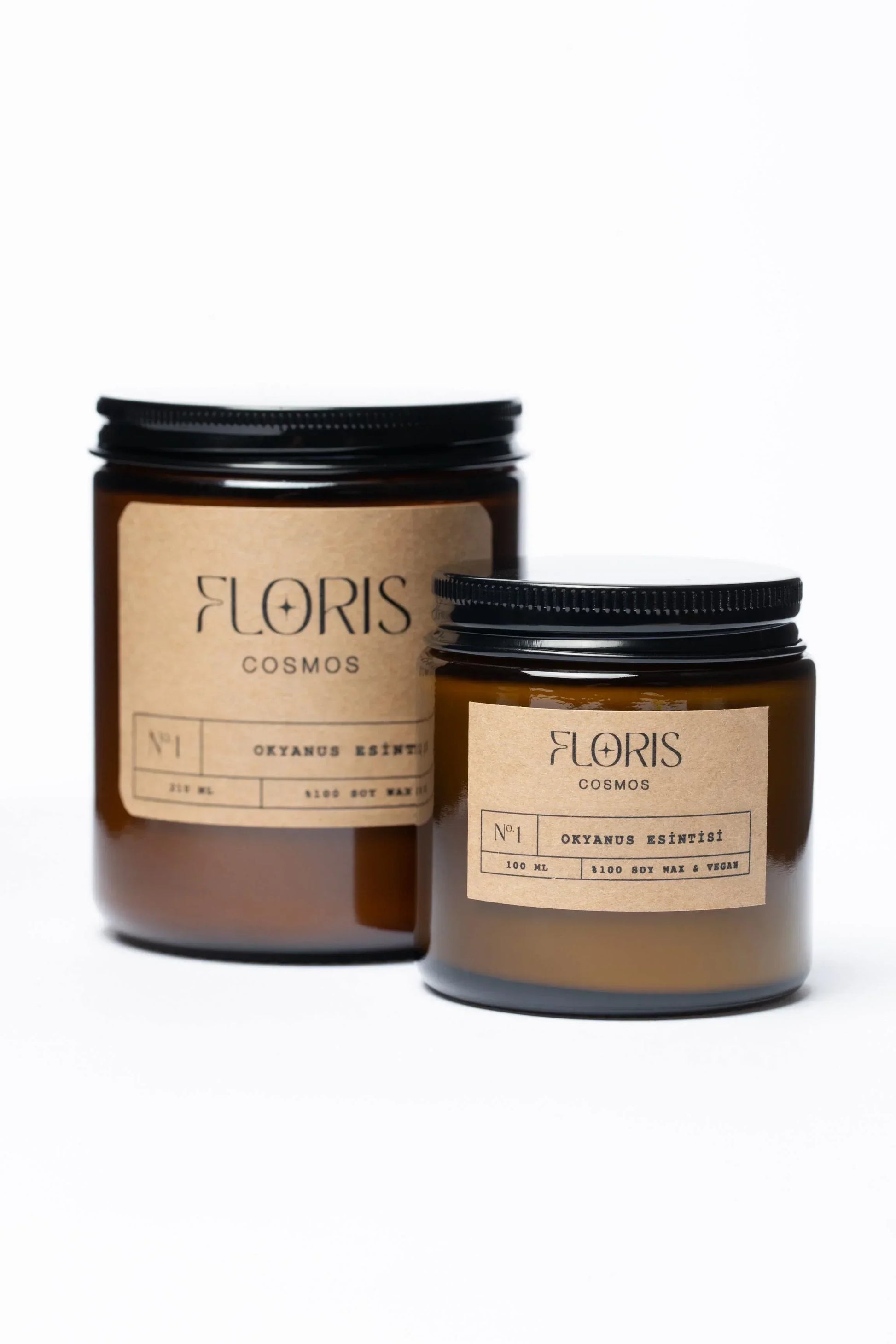 Floris Cosmos No:1 – Okyanus Esintisi Mum 100 ml - Floris Mum